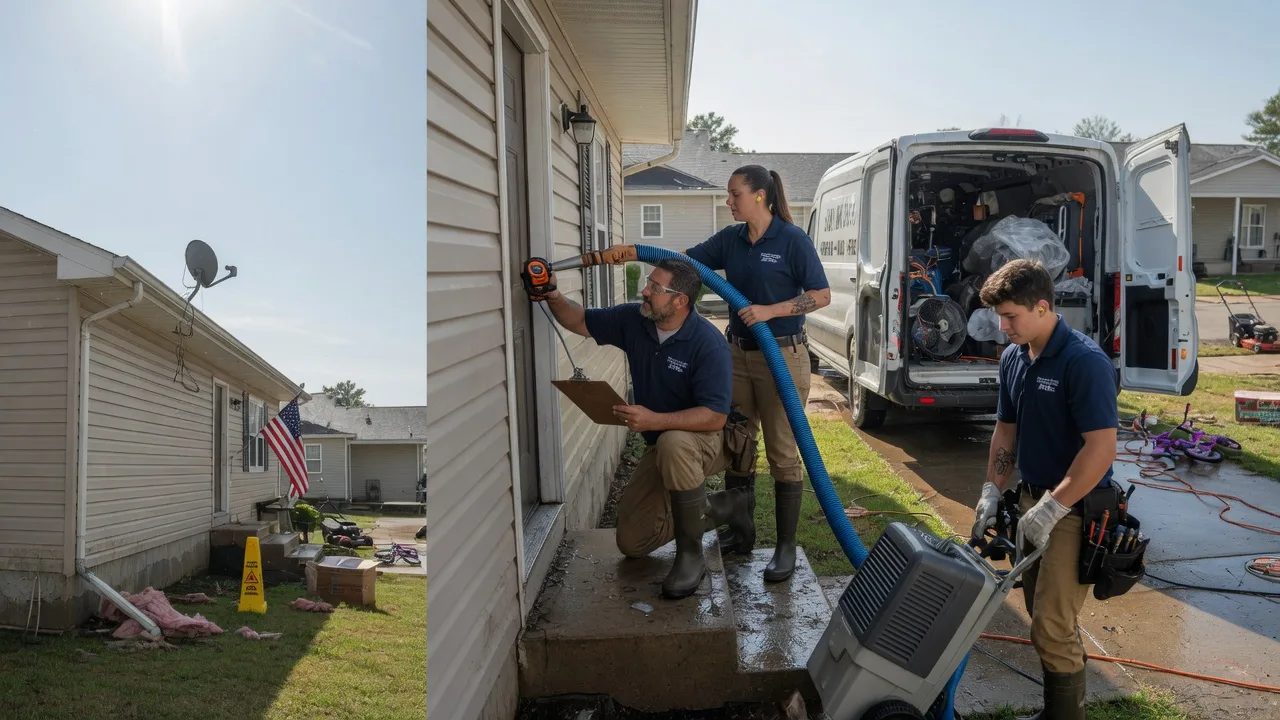 Ceiling Water Damage Restoration in Woodstock, OH near me